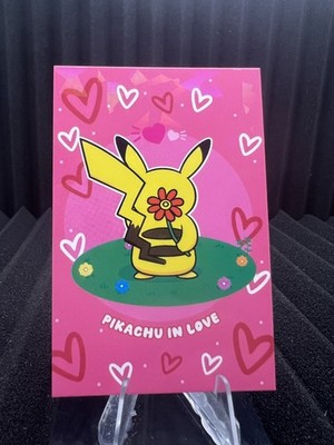Pikachu In Love - Cracked Ice Holo - Electric Pikachu Database - Pokemon