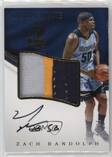 2016-17 Panini Immaculate Premium 13/35 Zach Randolph #PP-ZR Patch Auto 10lp