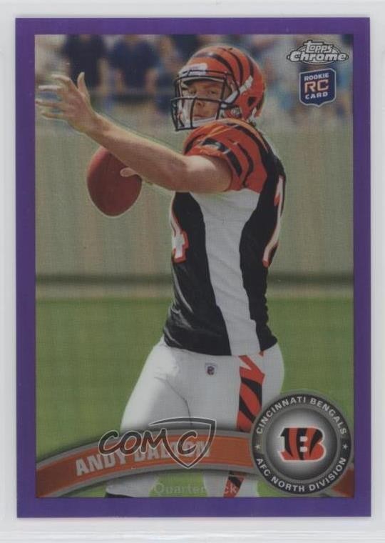 2011 Topps Chrome Retail Purple Refractor 410/499 Andy Dalton #51 00uu