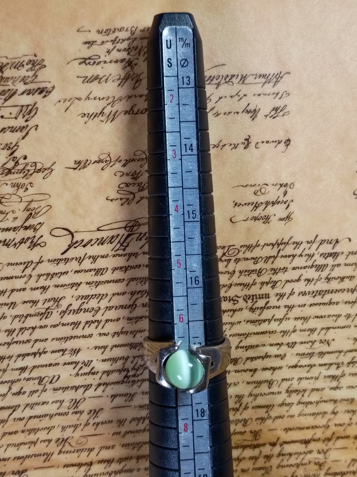 Sterling Silver Ring w/ Interchageable Legend Sto… - image 7