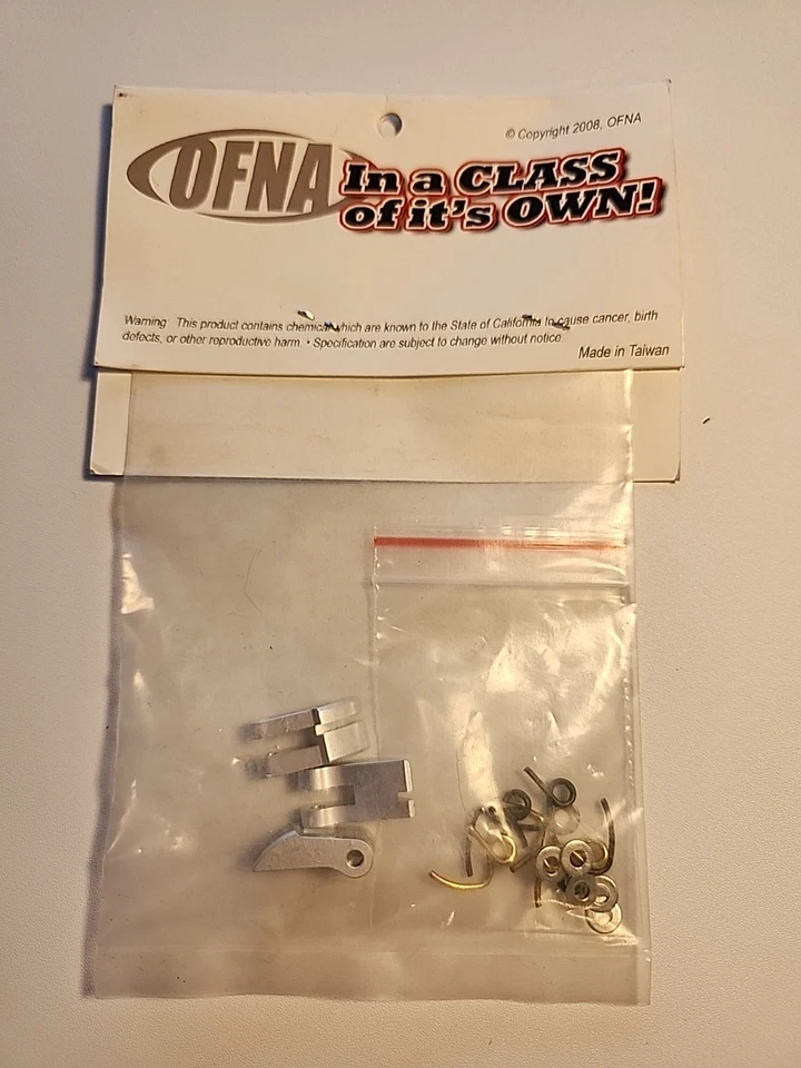 OFNA 10013 Shoes 1.7g W/Springs Silver Aluminum - Image 2 of 2