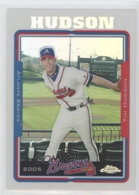 2005 Topps Chrome Refractor Tim Hudson #399 6m1