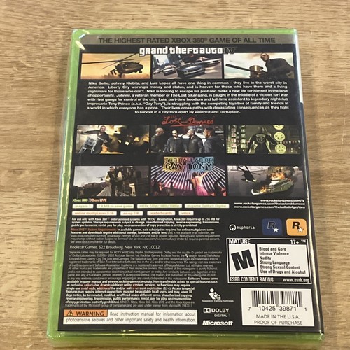 Grand Theft Auto IV - The Complete Edition (Microsoft Xbox 360, 2010) Sealed New - Picture 7 of 7