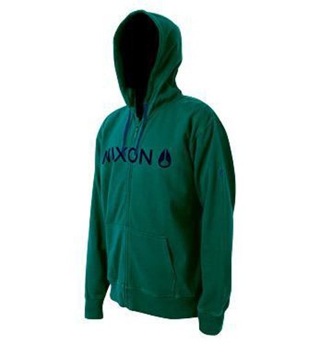 Nixon Basis Zip Hood Hoody (M) Forest Green S830740-02 | eBay