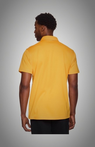 Reebok Men's Performance Orange Glow Short Sleeve Polo Shirt Size 3XL NEW - Picture 4 of 6