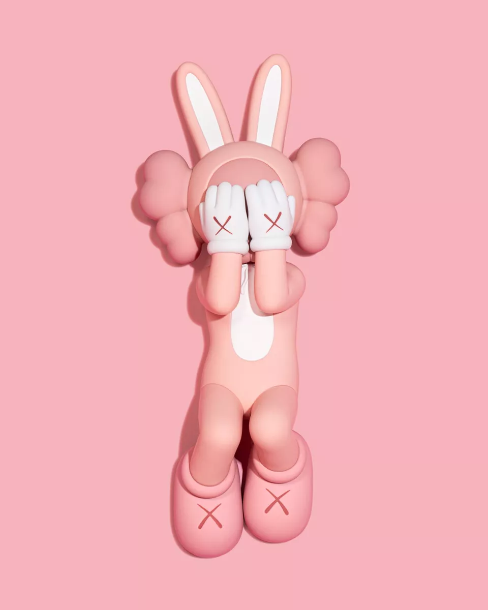 KAWS 'Accomplice' (pink) Collectible Plush Figure