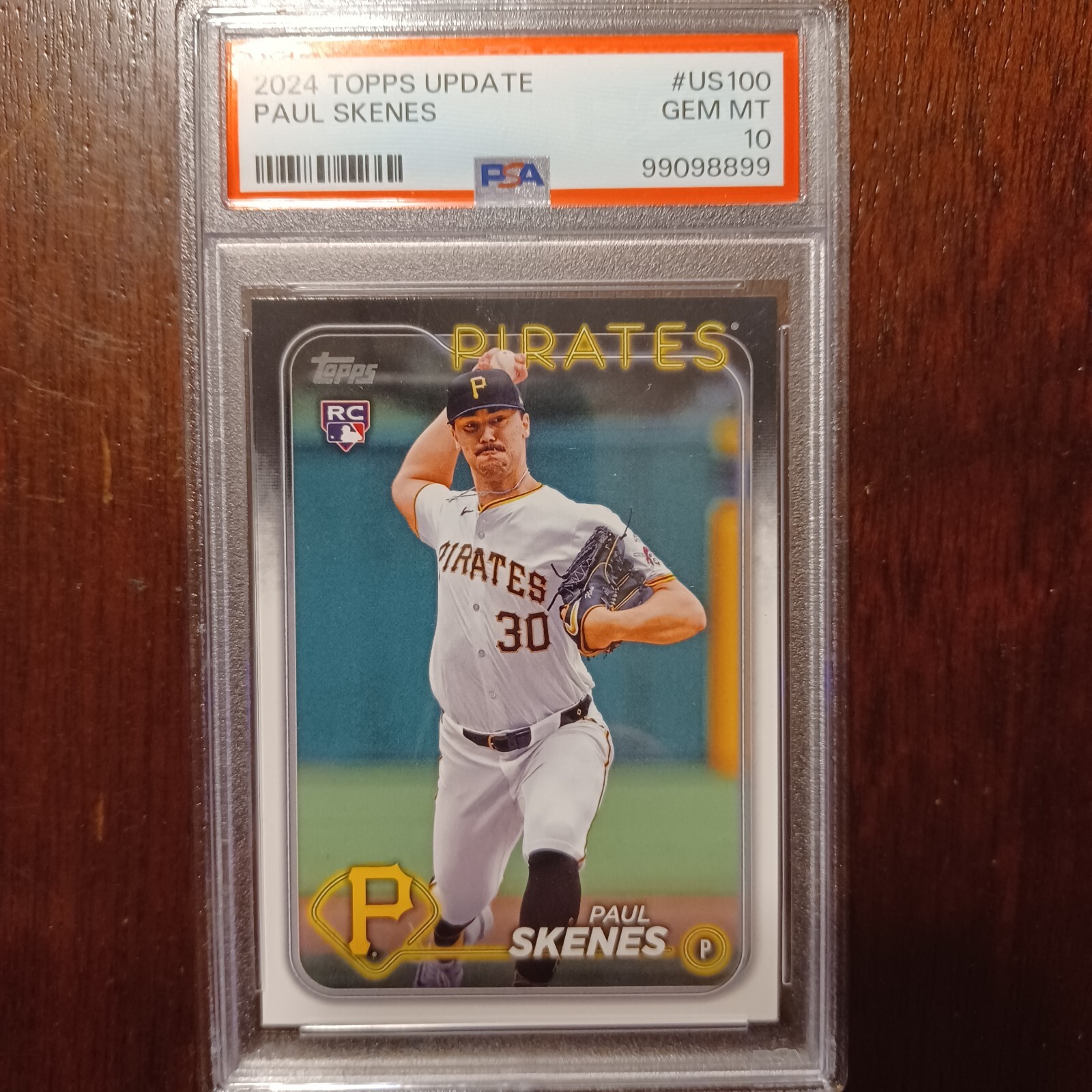 2024 Topps Update Series - Gold #US100 Paul Skenes /2024 (RC 2024 Topps Update Series - Gold #US100 Paul Skenes /2024 (RC