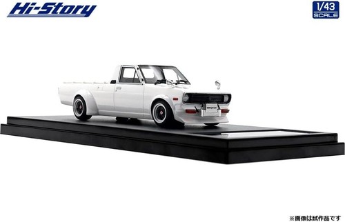 1:43 Hi-Story Nissan DATSUN SUNNY TRUCK (1979) Customized White HS445WH - Picture 7 of 8