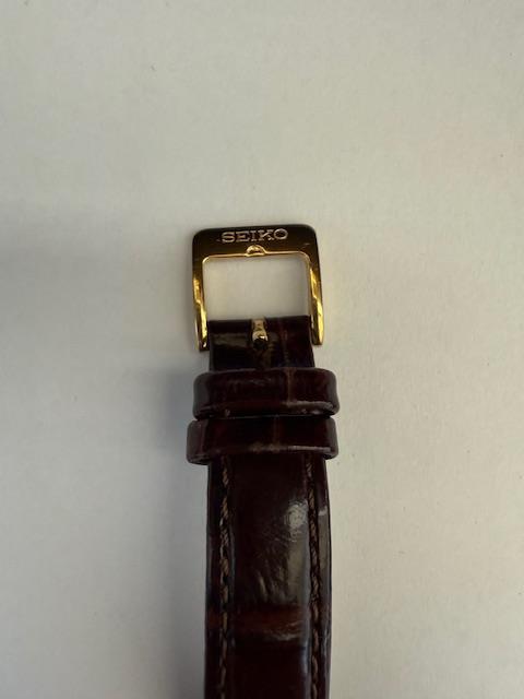 Seiko 4N30-00H0 Gold Tone Quartz Watch Japan, 14mm Strap