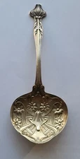 Antique Gorham Art Nouveau Sterling Bon-Bon/Nut Spoon, Collectible H76 Series!