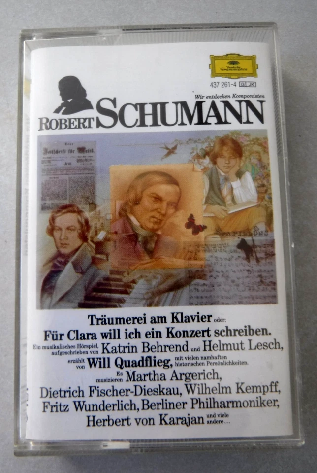 Hörspiel MC: Wir entdecken Komponisten: Robert Schumann - Will Quadflieg erzählt