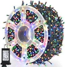 Multicolor 500LED Christmas String Lights 164ft Christmas Lights Waterproof