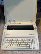 Vintage Olympia Carrera Electric Typewriter With Case thumbnail