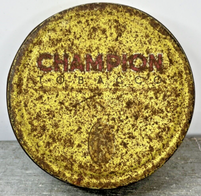 Champion Fine Cut TOBACCO TIN 2 OZ AUSTRALIA EMPTY Tin Collectible Storage  Decor