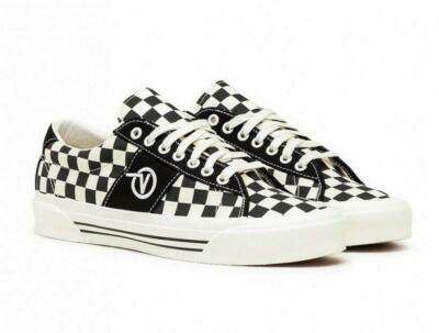 VANS Black White Checkerboard OG Vault SID LX Circle V