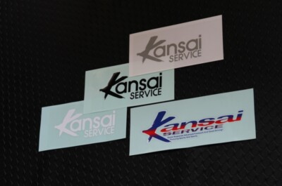 KANSAI SERVICE STICKER REPRINTED EDITION WHITE ST-K-1 | eBay