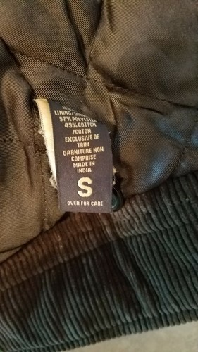 ABERCROMBIE & FITCH JUNIOR'S SZ SMALL WOOL COAT DARK GRAY HEAVY - Picture 5 of 11