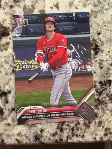 2023 TOPPS NOW MLB CARD ANGELS SHOHEI OHTANI #455 150th HOME RUN BLAST
