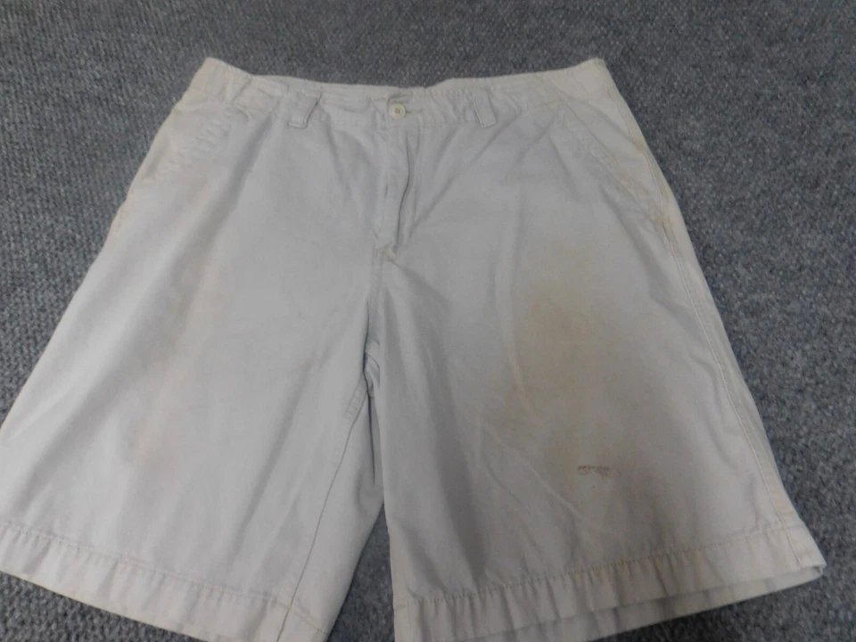 Pantalones Cortos Hombre Faded Glory 36 Beige Caqui Chino Foto 3 de 4