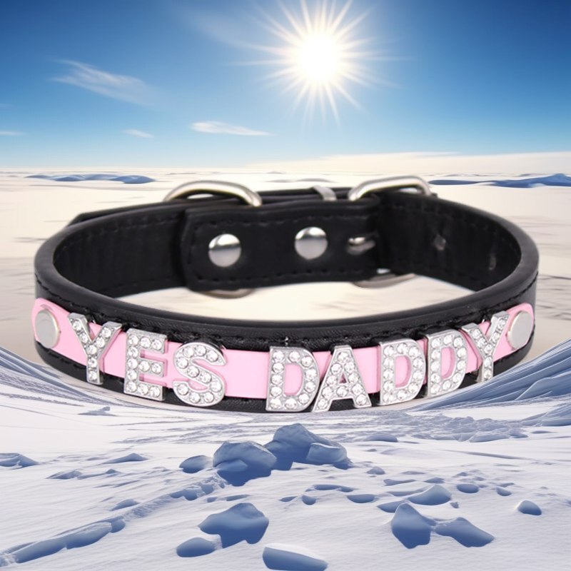Luxury YES DADDY Personalized Gothic Letter Choker Necklace for Girls-image