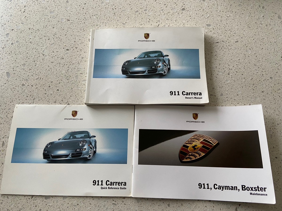 2006 PORSCHE 911 CARRERA OWNERS MANUAL +QUICK REFERENCE+