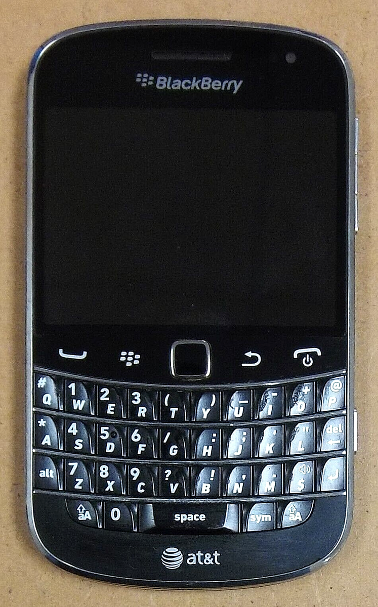 BlackBerry Bold Touch 9900 - Black and Silver ( AT&T ) Rare