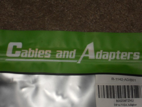 Rankie DisplayPort (DP) to VGA Adapter, Gold Plated Converter New Sealed - Picture 3 of 5