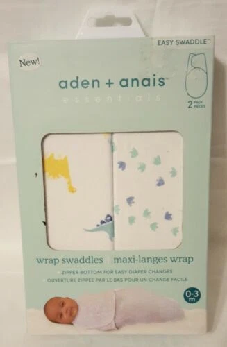 Dinosaurios Aden + Anais Algodón Baberos para Bebés y eructo Paños