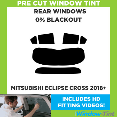 Für Mitsubishi Eclipse Cross 2018 + Vor Cut Fenster Getönt Heck 0% Blackout