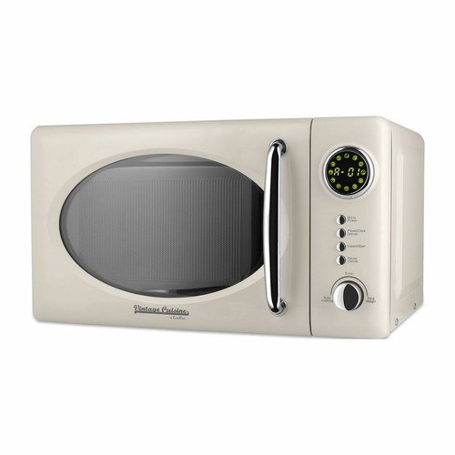 Retro-Forno a microonde con display vintage Cuisine-CREMA | eBay