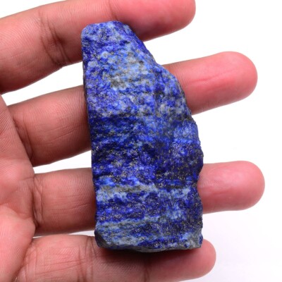 449 Cts Natural Blue Lapis Lazuli Rough 72mm*34mm Untreated Huge Loose  Gemstone