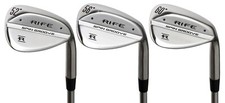 Rife Spin Groove 1'' Over Men's Std RH Golf Wedge Set: 52 AW, 56 SW, 60 LW