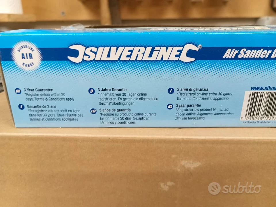 Levigatrice pneumatica Silverline - Immagine 3 di 3