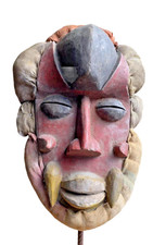 Old Tribal Guerre -Wobe  Mask  ---  Coted'Ivoire NW2