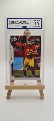 2023 Caleb Williams Leaf Draft Rookie Bears CCG 10