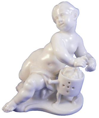Nymphenburg Porcelain Four Seasons Winter Figure Figurine Porzellan Figur German