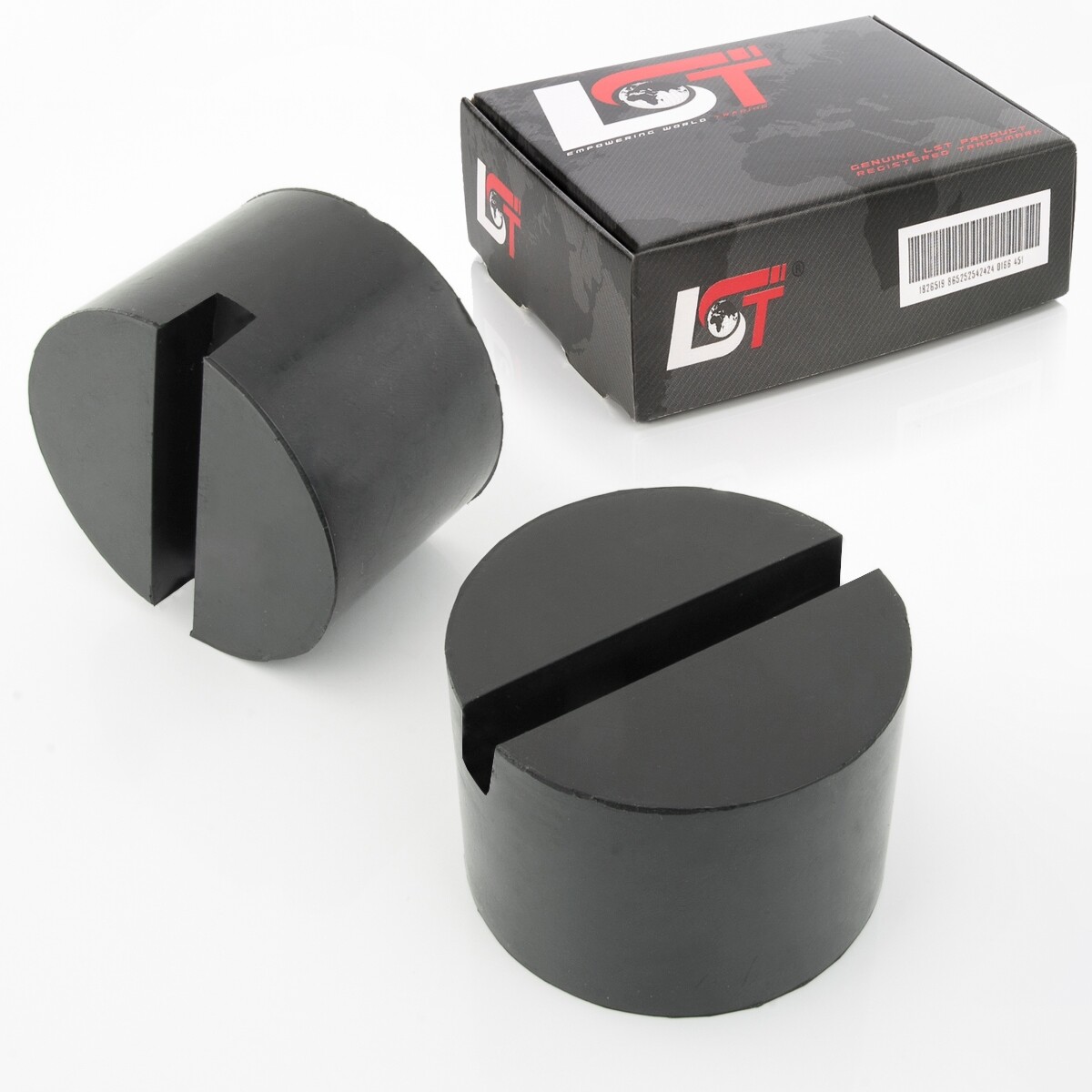 2x Adapter Jack Recording Lift Platforms Rubber Pad Ø 75x50mm for VW