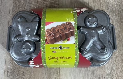 New Nordic Ware Gingerbread Loaf Pan 1 Pound Nonstick Cast Aluminum USA