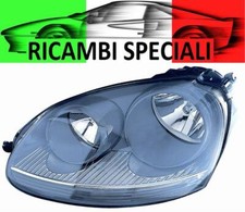 FARO FANALE PROIETTORE SX VOLKSWAGEN GOLF V 5 DAL 2003 PARABOLA GRIGIO SCURO