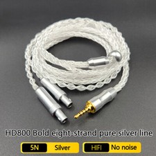5N Sliver Hifi Balanced Cable For Sennheiser HD800 HD820 HD800S Dharma D1000