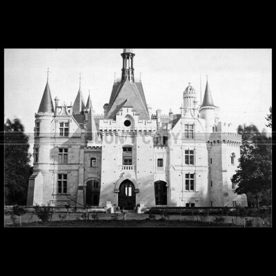 Photo L.000802 CHÂTEAU DE LA MOTHE-CHANDENIERS 1860 LES TROIS-MOUTIERS