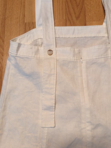 Madewell Princess Midikleid mit Naht Damen Medium Creme Leinen Baumwolle - Bild 6 von 16