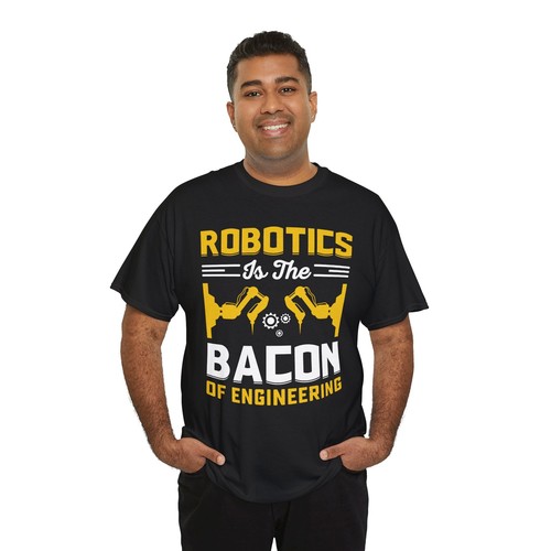 Space Robot T-Shirt | Futuristic Sci-Fi AI Tee | Galactic Mecha Battle Design - Picture 11 of 49