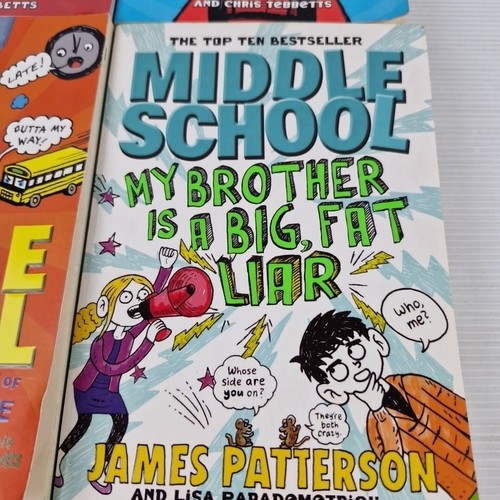 Middle School Books Bundle Of Four By James Patterson ( Paperback, 2012) - Picture 5 of 17