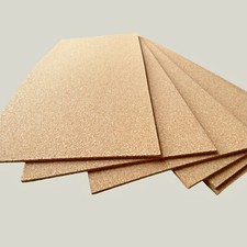 Sughero Supercompresso a Vista  10 mm. Pacco da 10 pannelli 100 x 50 grana fine