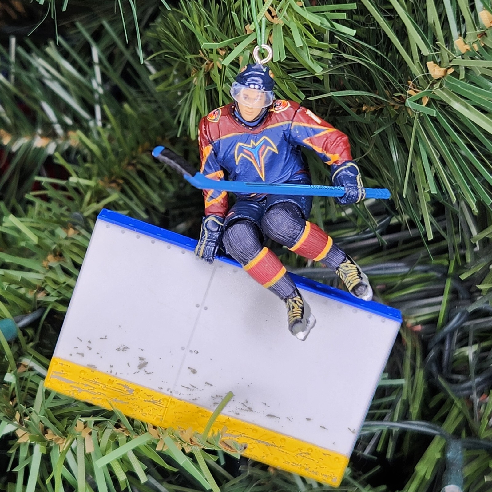 Ilya Kovalchuk Atlanta Thrashers Hockey Xmas NHL Ornament Holiday Jersey vtg #17