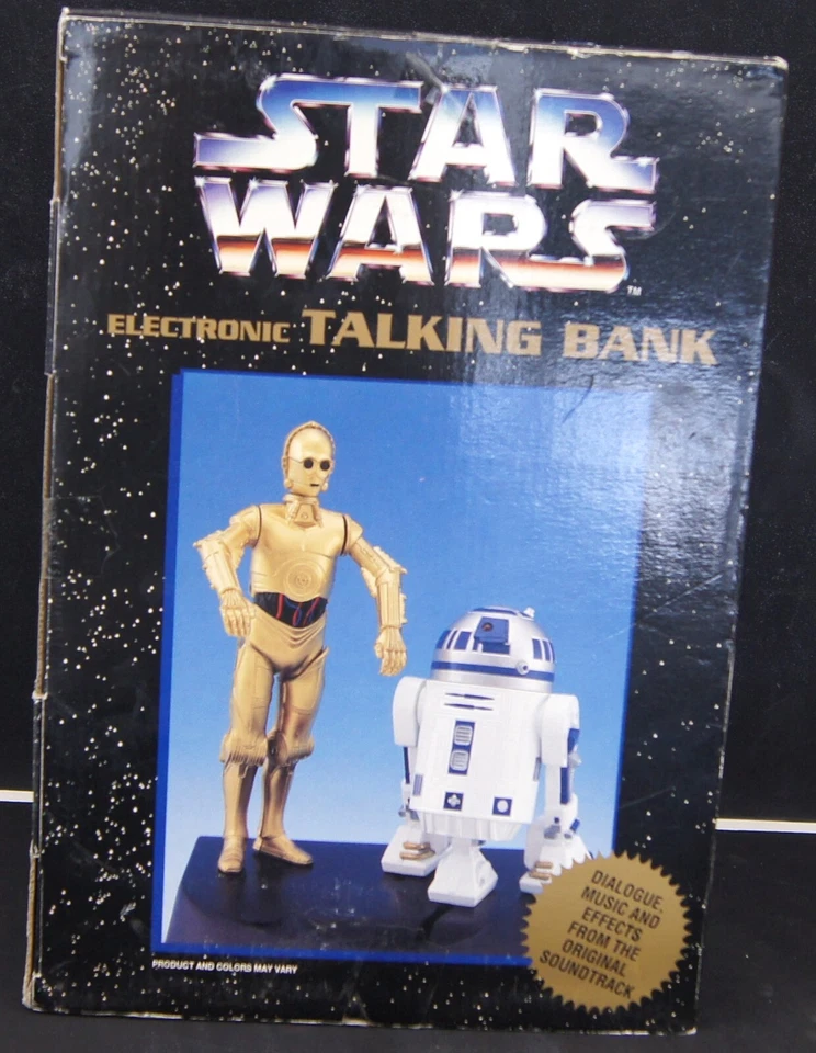1995 STAR WARS C-3PO & R2-D2 Electronic Talking Bank BOX INCLUDED China C9116 - Image 2 of 4