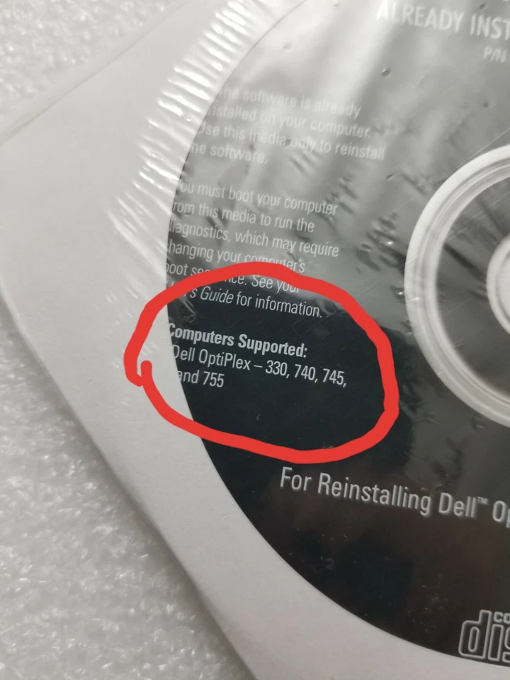 New Dell Drivers and Utilities for Reinstalling Dell OptiPlex Disk 1 of 3 - Image 2 of 4