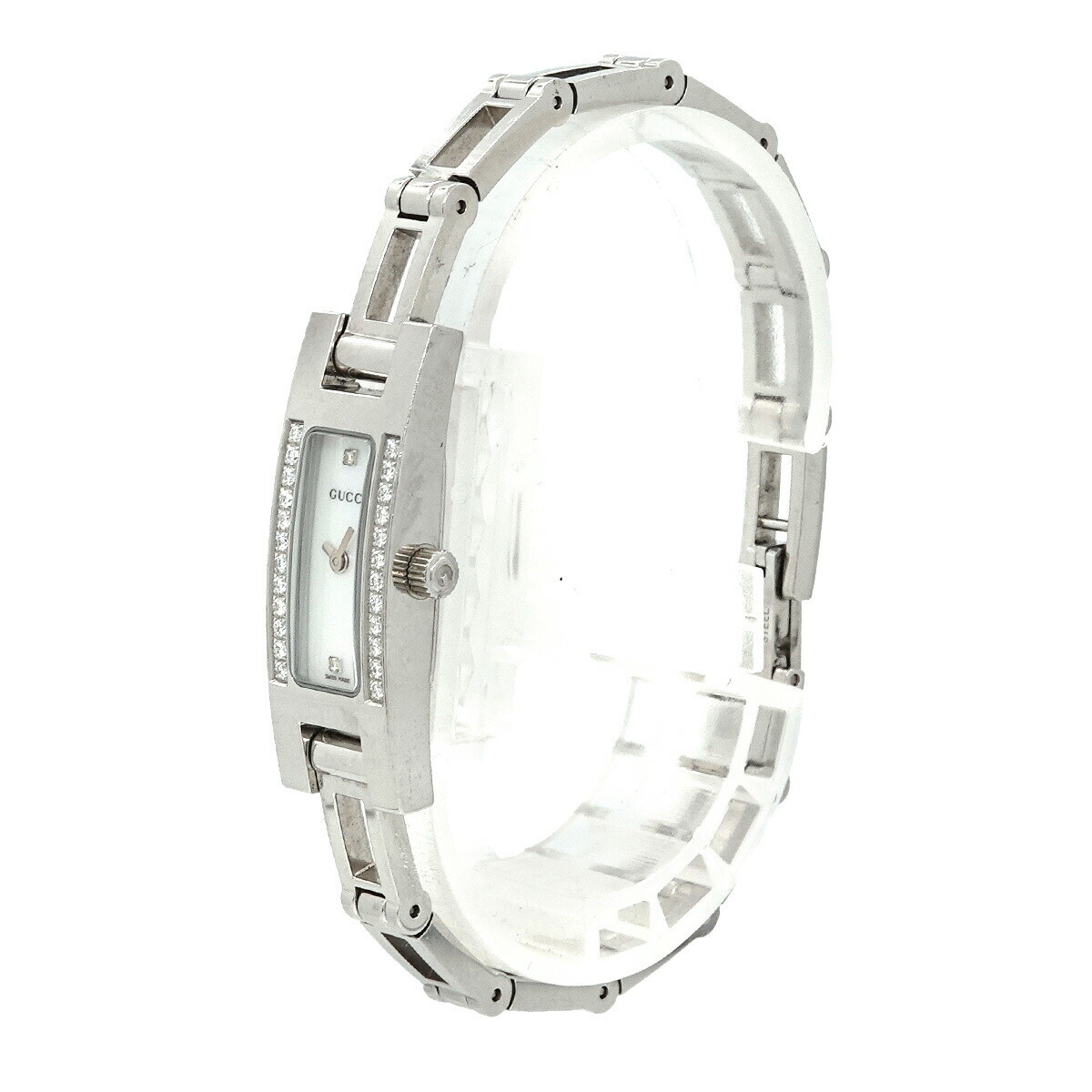 GUCCI 3900L 2P Diamond Ladies Watch From Japan G0503 | eBay