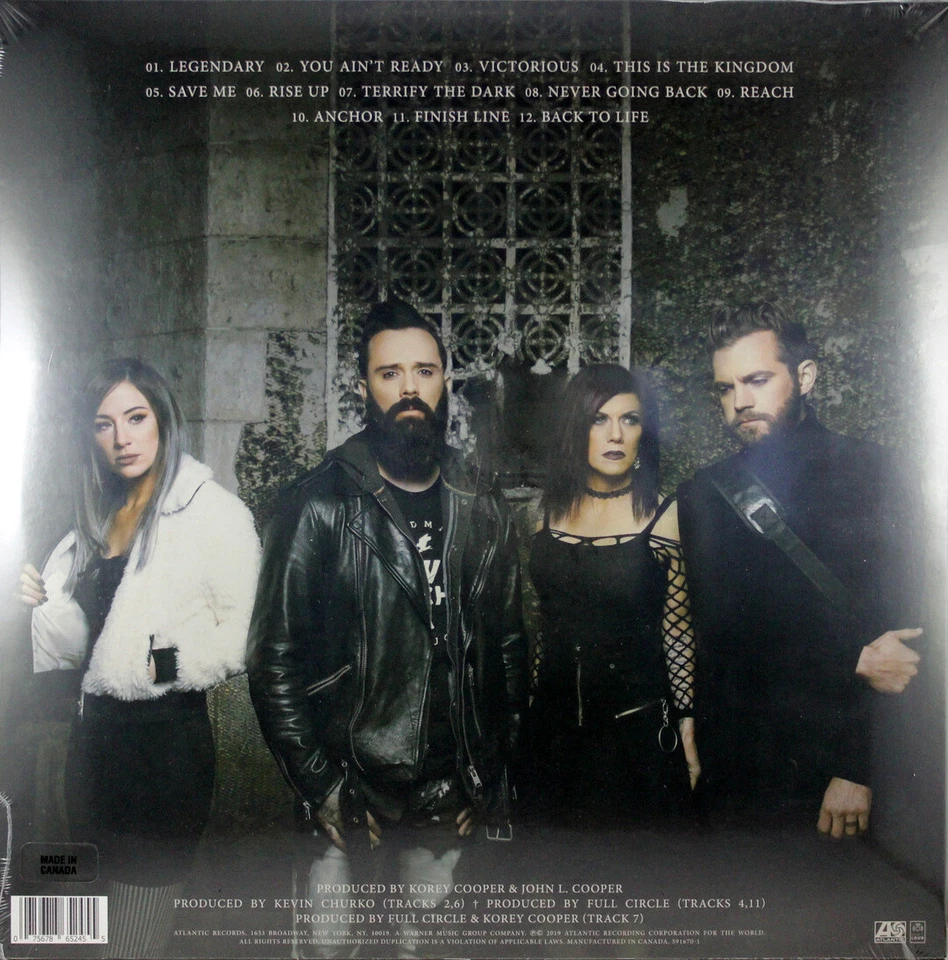 Skillet: Victorious NEW Vinyl LP (12" album, 33 rpm) Christian Alternative Music - Image 2 of 2